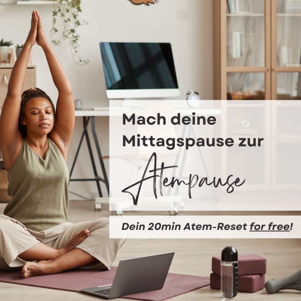 Flyer Atempause, kostenloses Online-Angebot